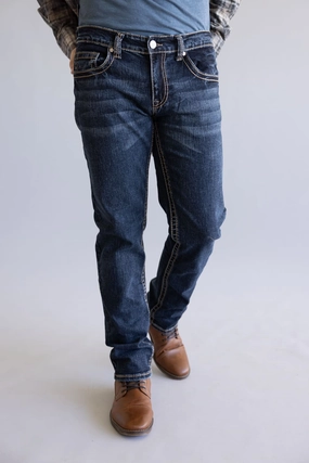 Durable Build Comfort Fit 1897 Original Kelly Straight Leg Jeans for Men | 2501-KELLY