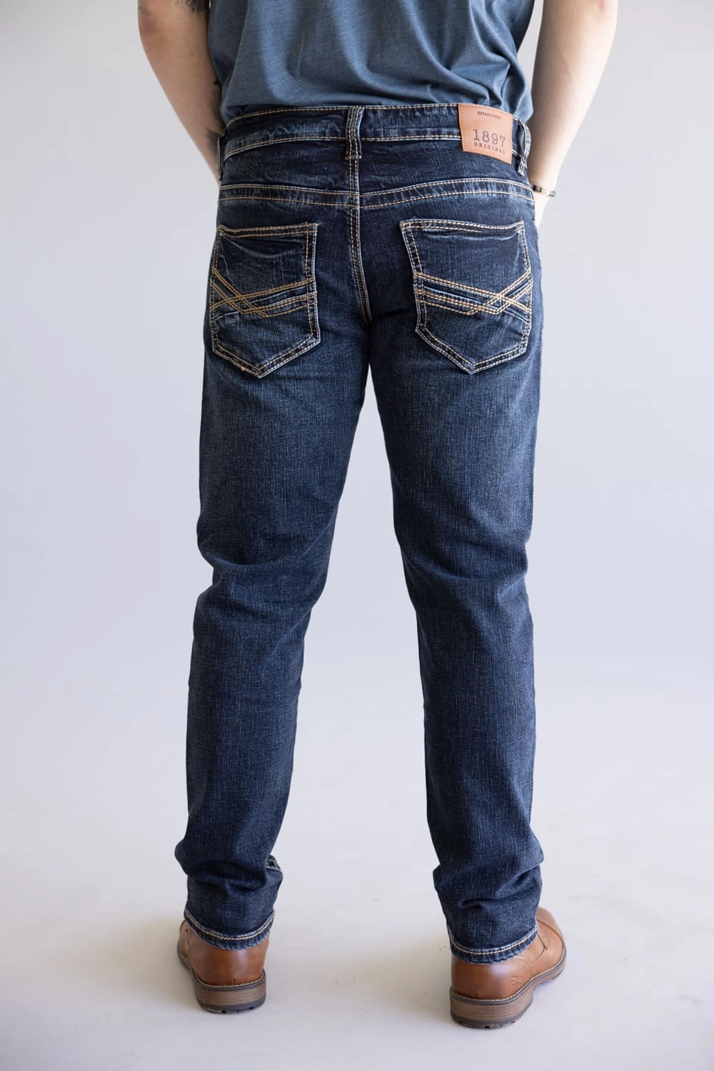 Spring Mood Trendy Sharp Comfort 1897 Original Kelly Straight Leg Jeans for Men | 2501-KELLY