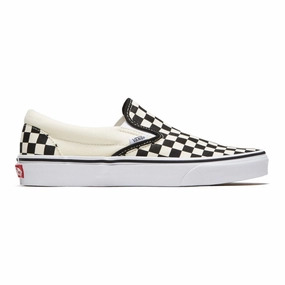 Vans Unisex Checkerboard Slip-On Black/Off White Natural motion