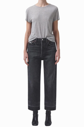 Edgy Design Youth Style Office Wear 90's Crop in Rebellion