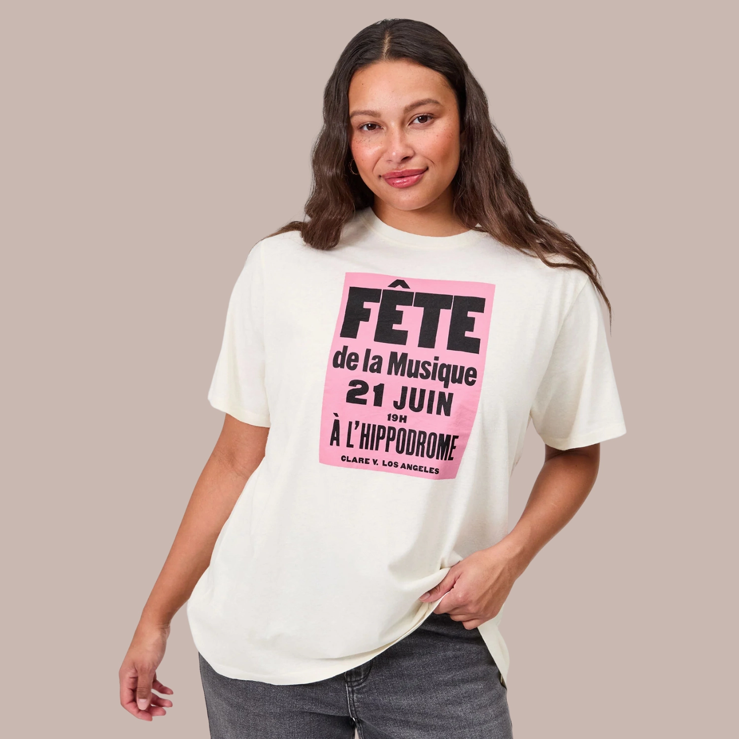 MultiPanelBreathability "Fete de la Musique" Original Tee (Cream)