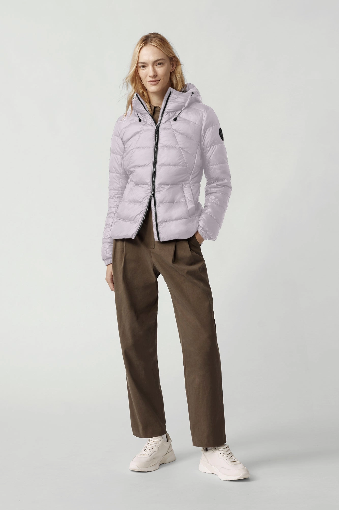 Neutral Tones Look Multi Layer Design Abbott Hoody Black Label