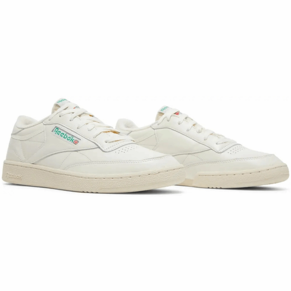 Reebok Men's Club C 85 Vintage Chalk/Paperwhite/Glen Green Urban Speed High   Top