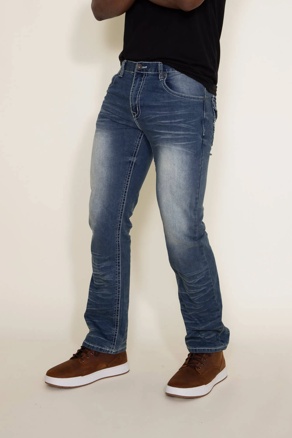 Simple Choice True Luck Alfred Bootcut Jeans for Men | TL19350502
