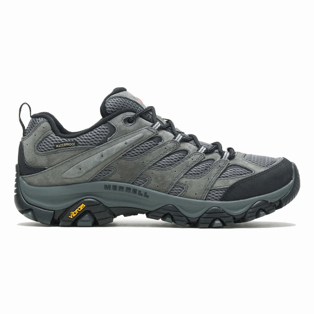 Merrell Men's Moab 3 Waterproof Wide Granite Reflective accents