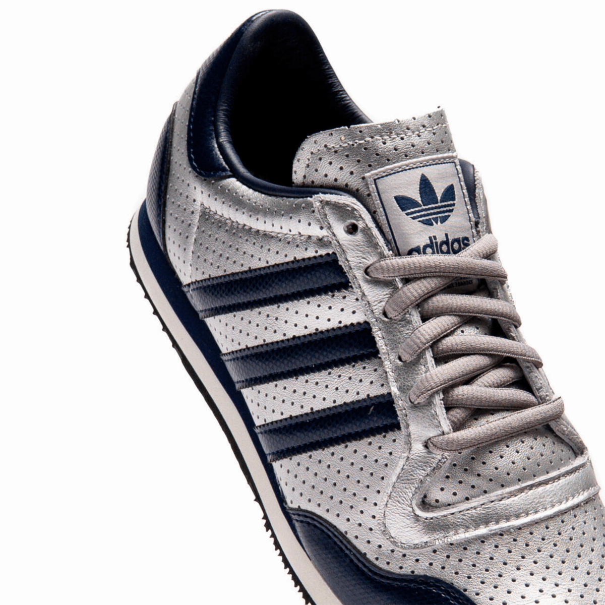 Eco Friendly Construction All-Day Ease Adidas Men's Galaxy OG Silver Metallic/Night Indigo/Off White