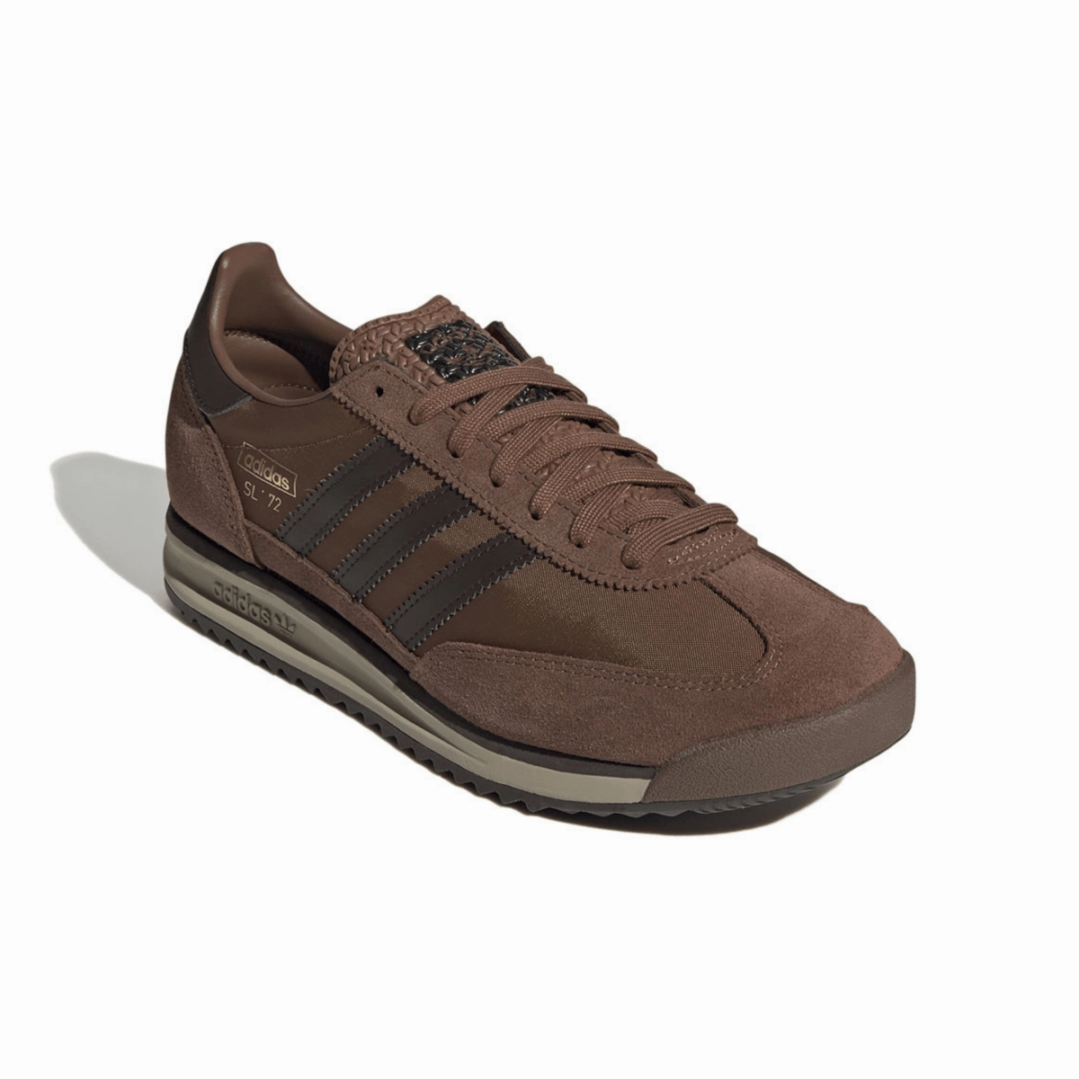 Adidas Men's SL 72 RS Preloved Brown/Dark Brown/Blanch Cargo All   Terrain Ultra Light Frame