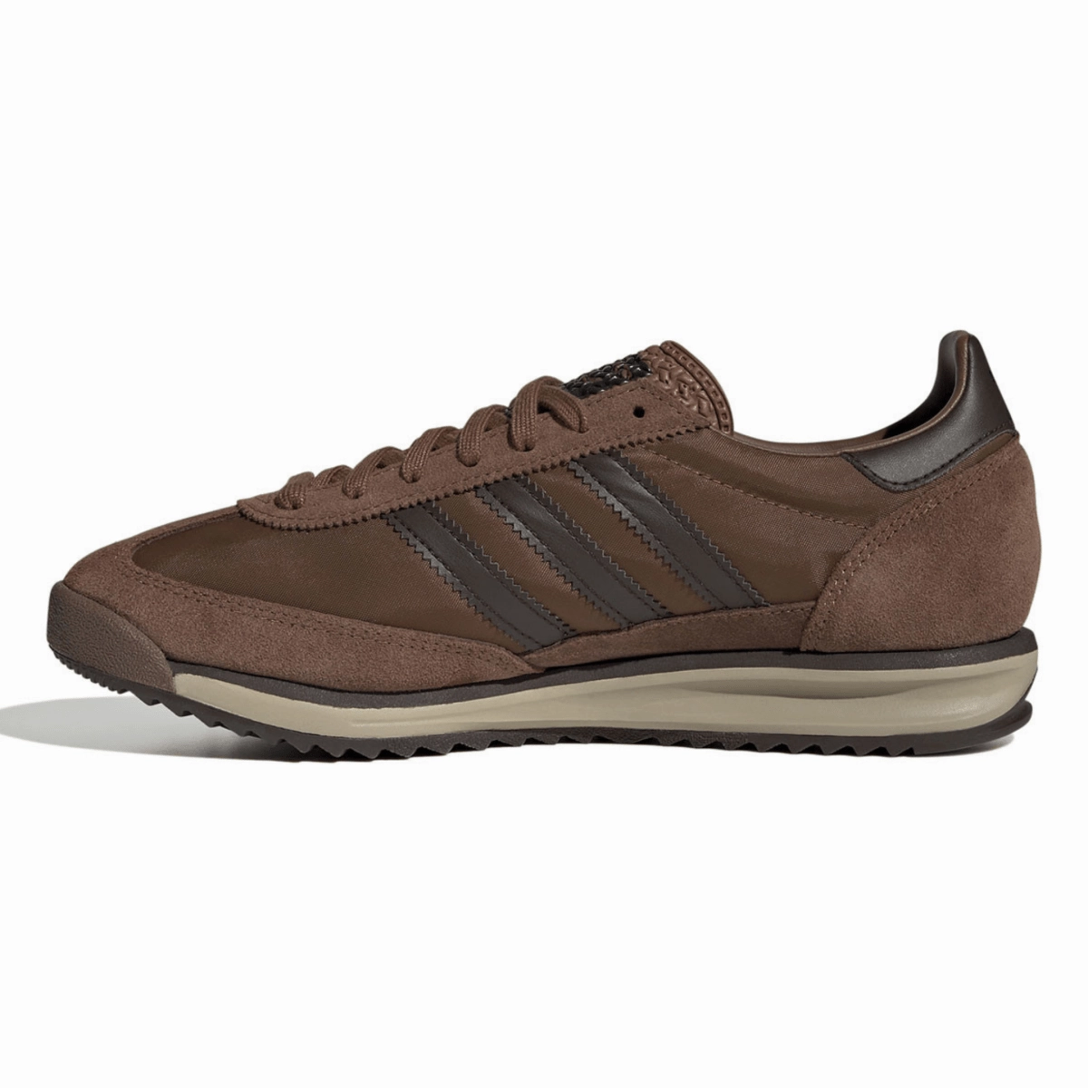 Shift Friendly Structural Weave Technology Adidas Men's SL 72 RS Preloved Brown/Dark Brown/Blanch Cargo