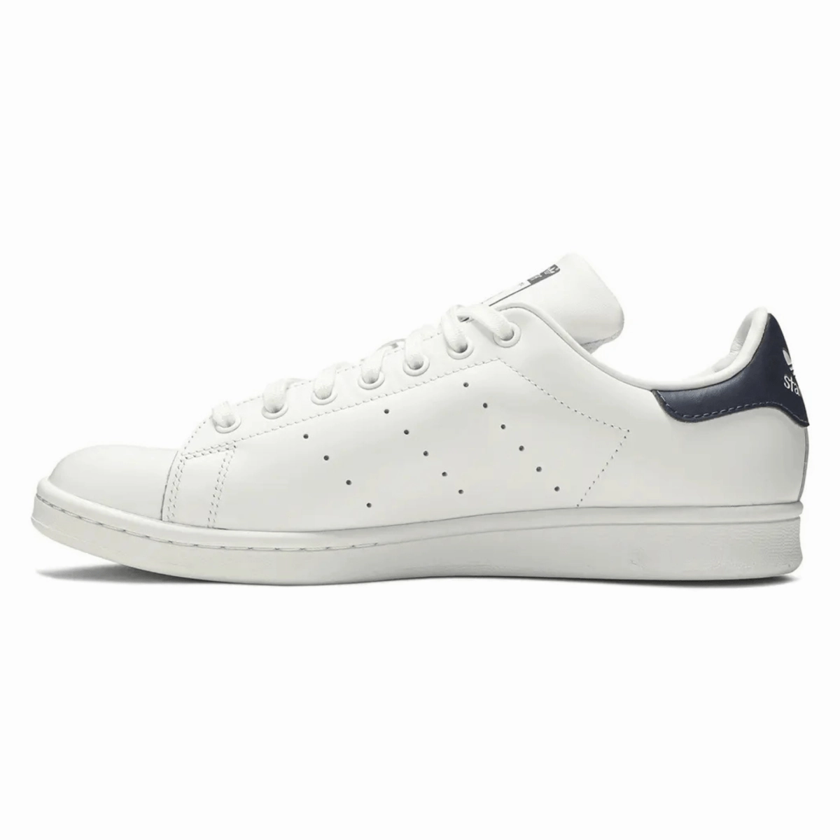 Adidas Men's Stan Smith Core White/Dark Blue Memory Foam Lining Shock-absorbent look