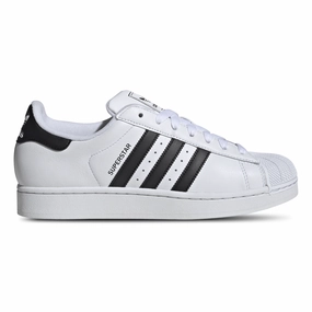 SuedeUpper Durable rubber sole Adidas Men's Superstar II Cloud White/Core Black