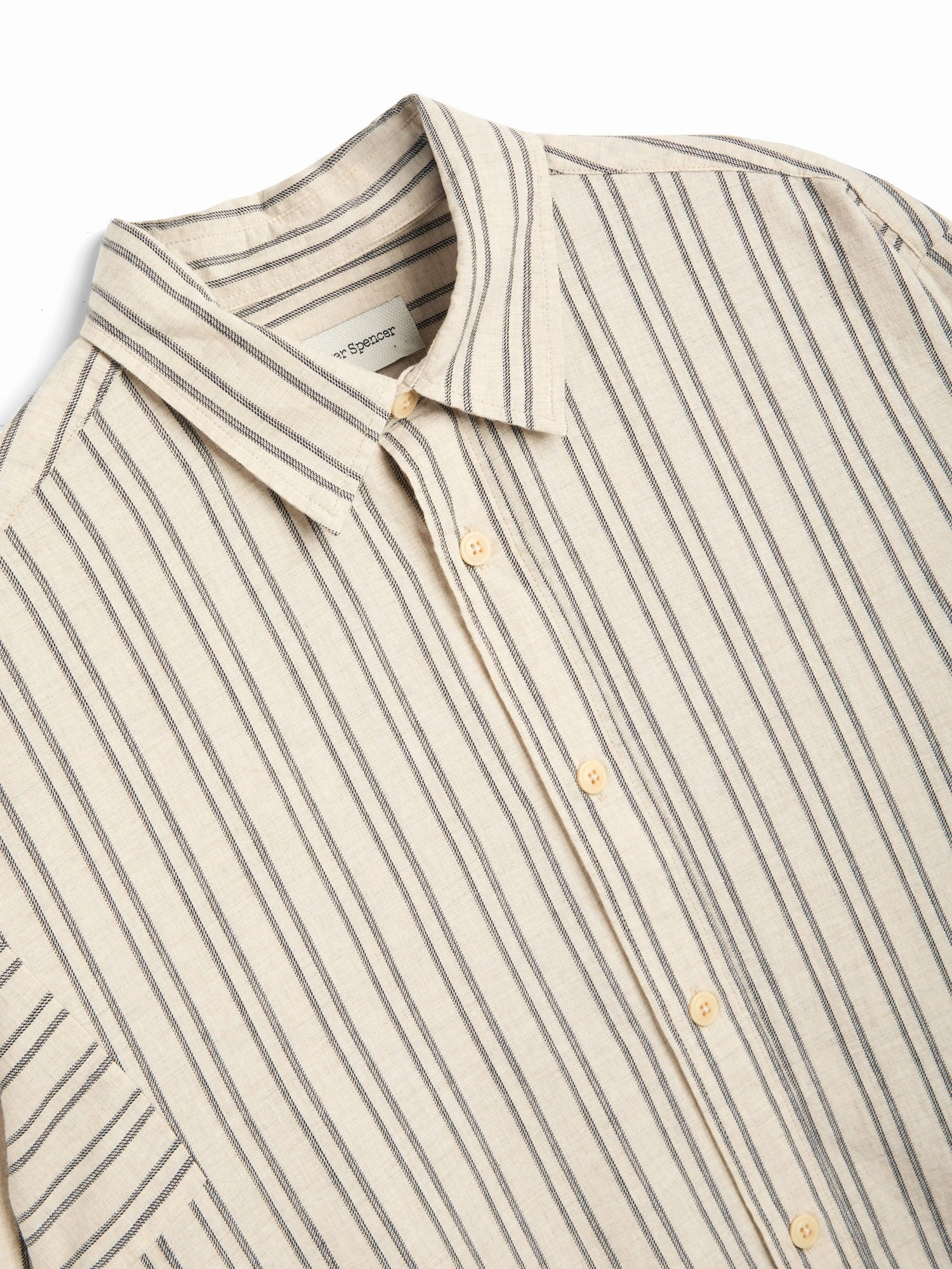 Garrison Long Sleeve Shirt (Loose Fit) Alberg Sand/Black Sustainable production