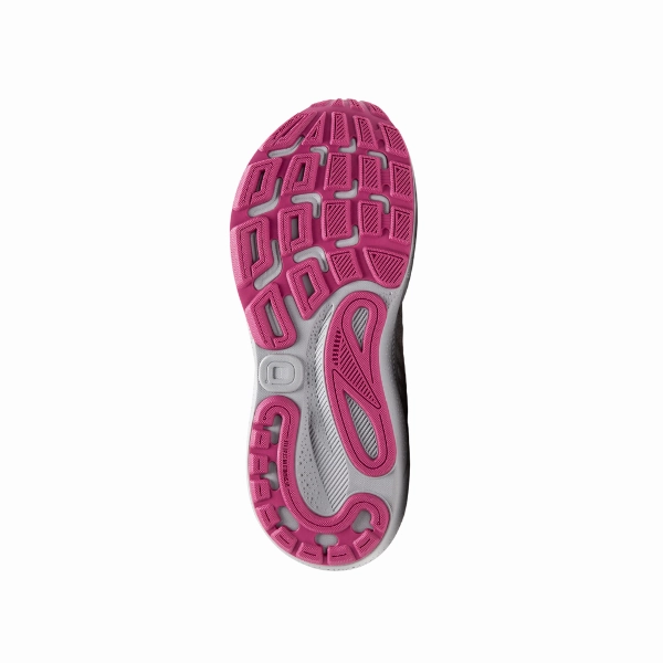 Brooks Women's Adrenaline GTS 24 Wide Grey/White Ozone Resistant Outsole Knit Fit