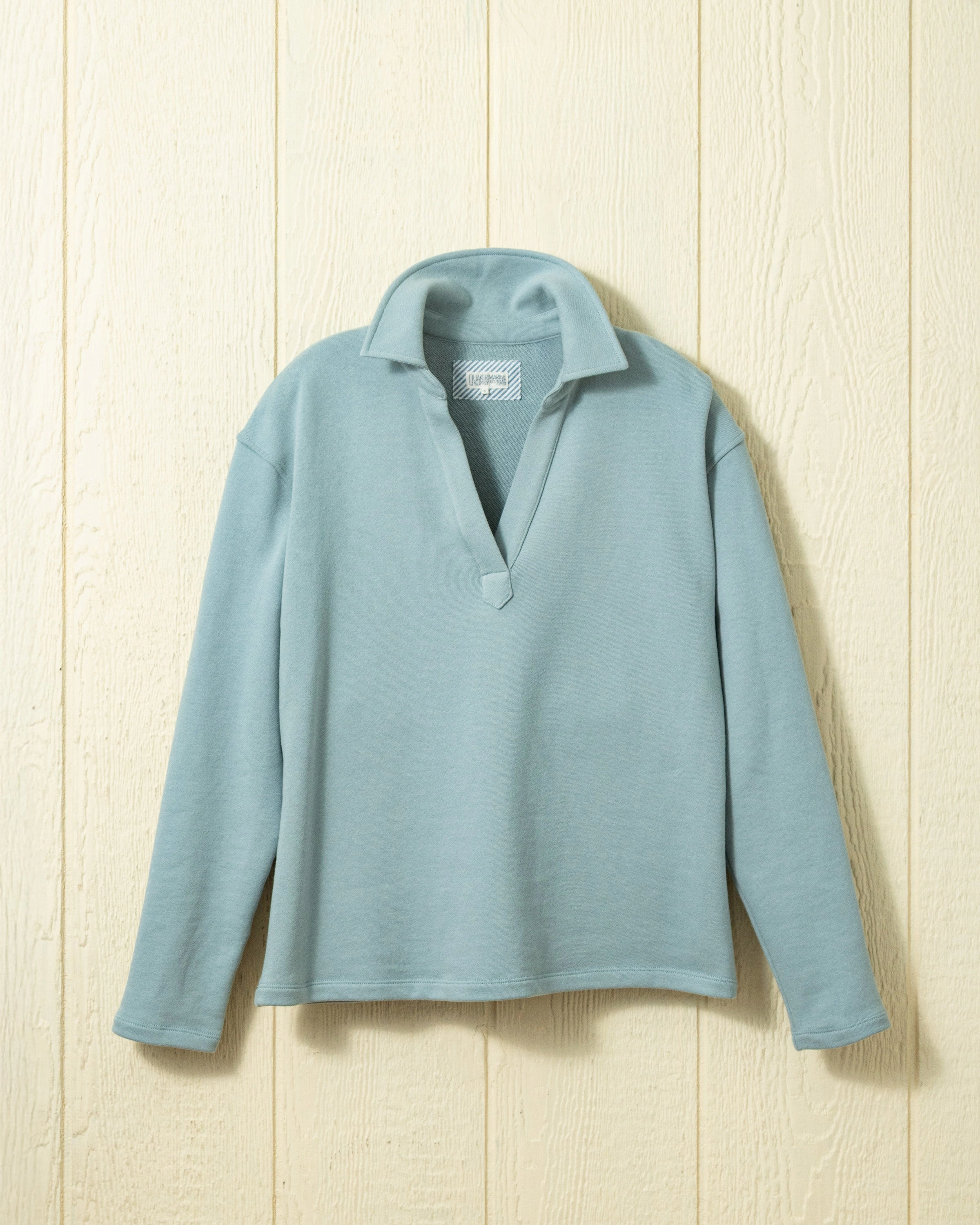 Reflective Safety Trim (PRE-ORDER) Inlet Pullover in Mist Loopback Terry