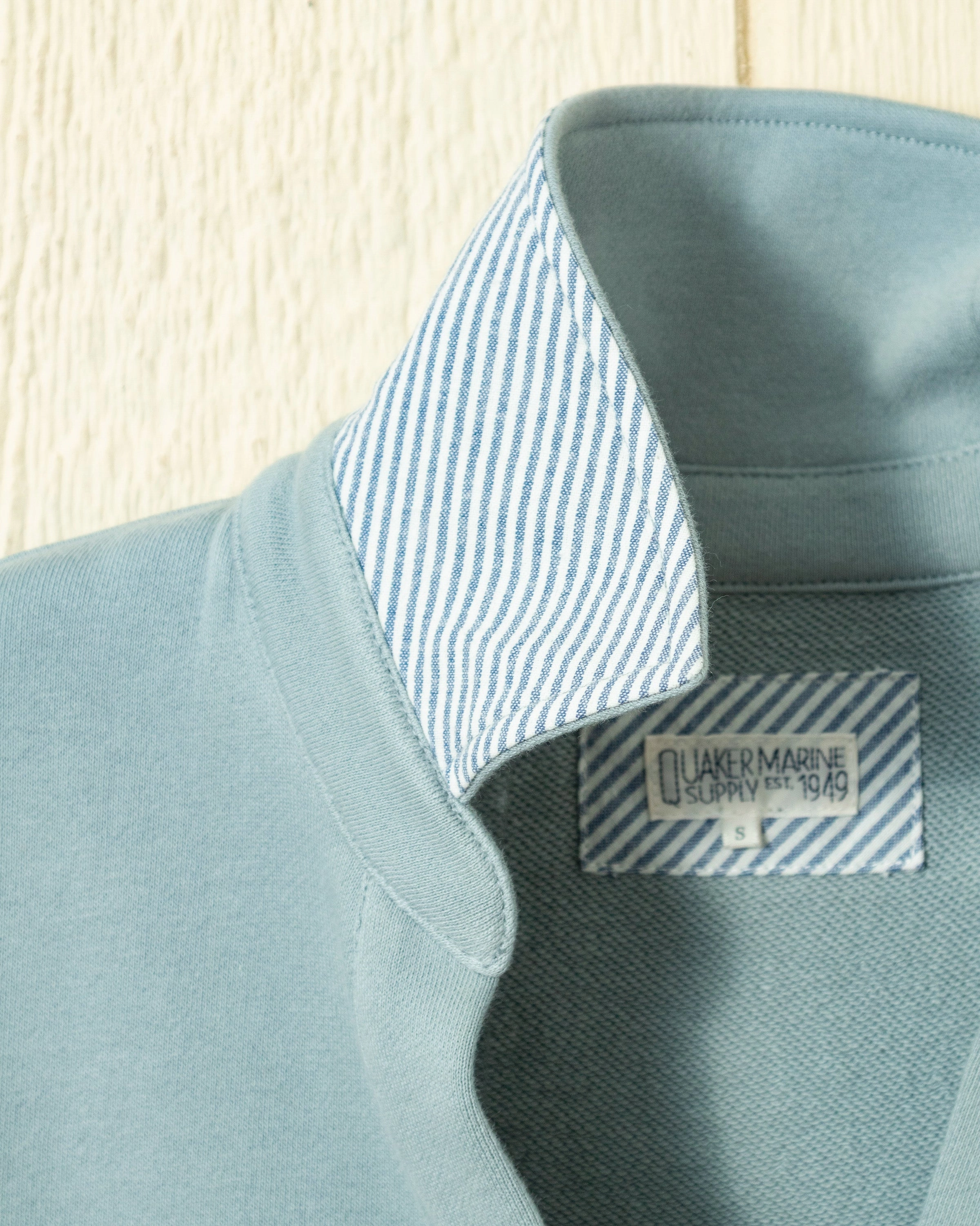 (PRE-ORDER) Inlet Pullover in Mist Loopback Terry HighDensity Knit