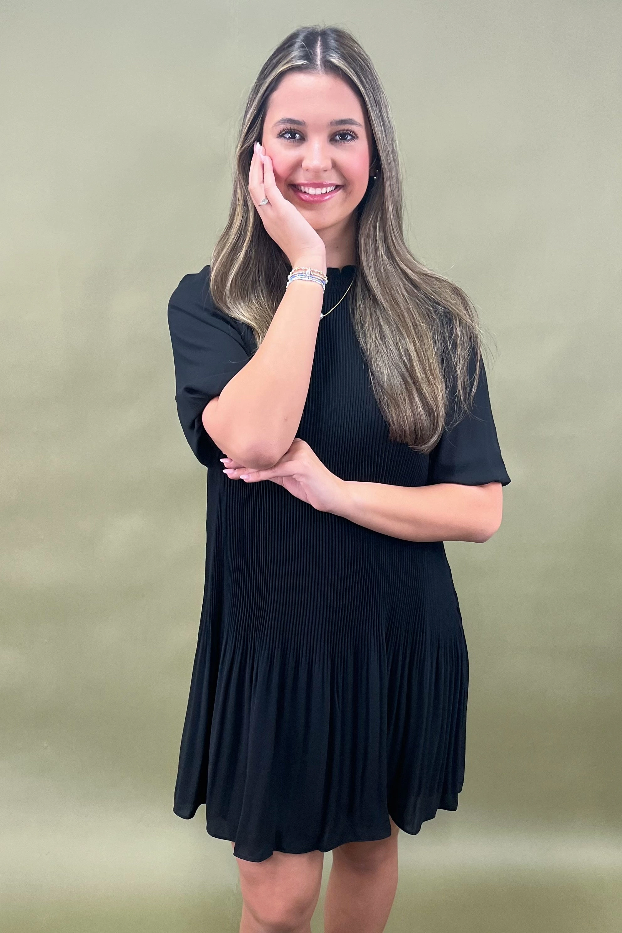 Wardrobe-Staple New Mood After Hours Pleated Mini Dress