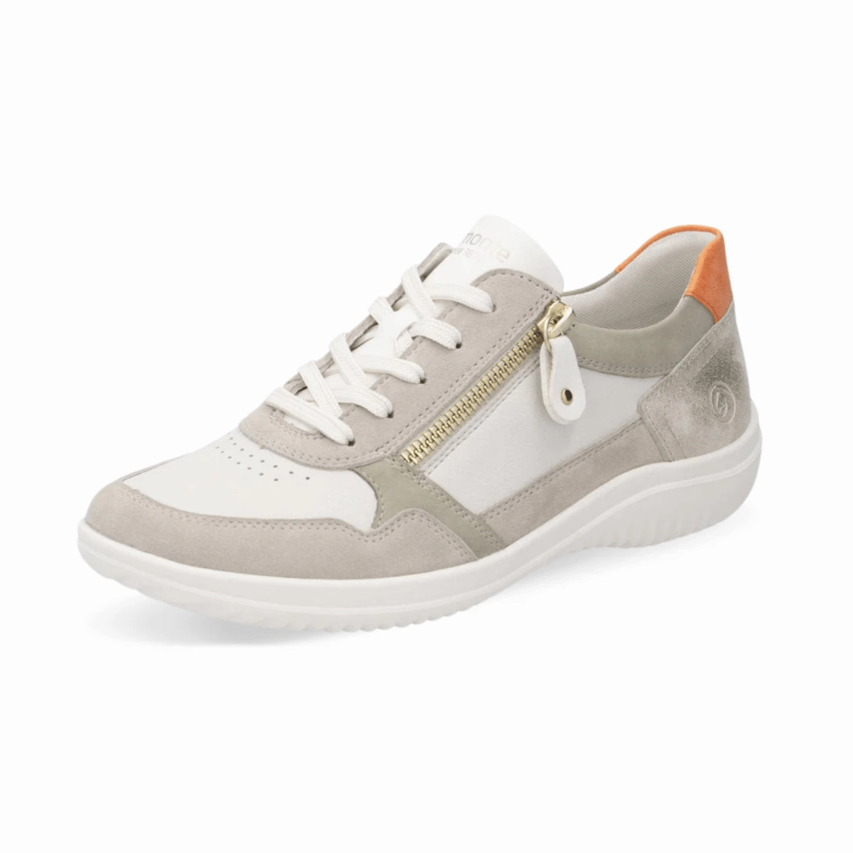 Energy Return EVA Foam Long Commute Rieker Women's Louann D1E06-80 Clay/Off-White/Sage/Shell/Orange