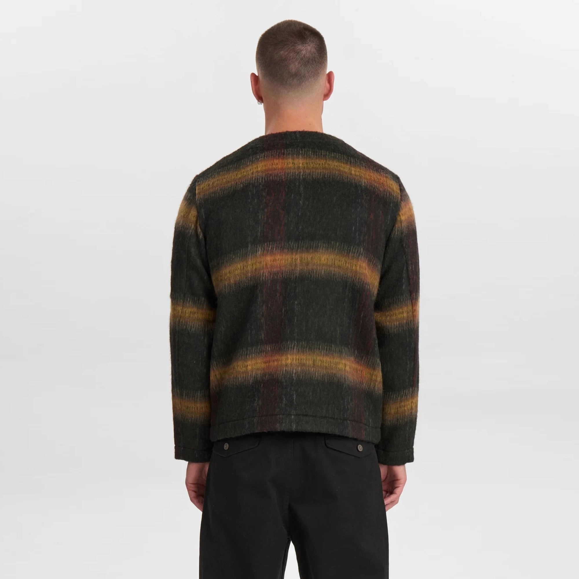 Akdan Heavy Twill Check Overshirt (Forest Night) Reinforced Hems WeatherproofCoating