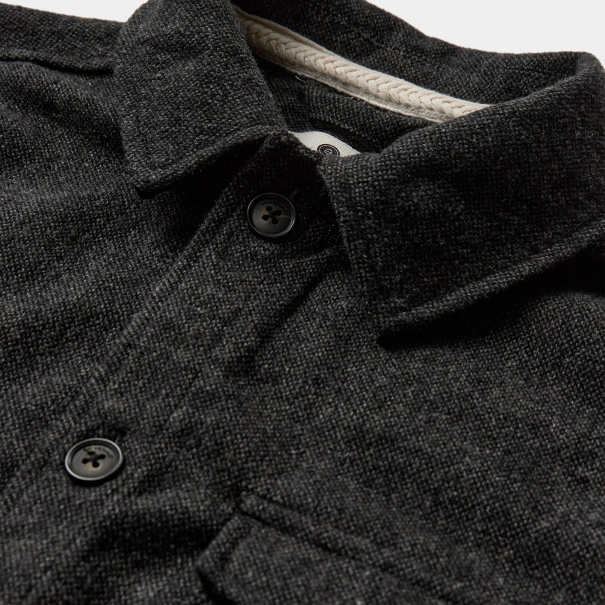 Good Material Akoscar Wool Overshirt (Granite Gray)