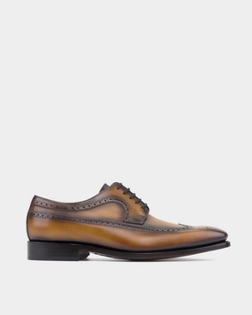 Modern Dress Alex Tobacco Wingtip Derby - 722