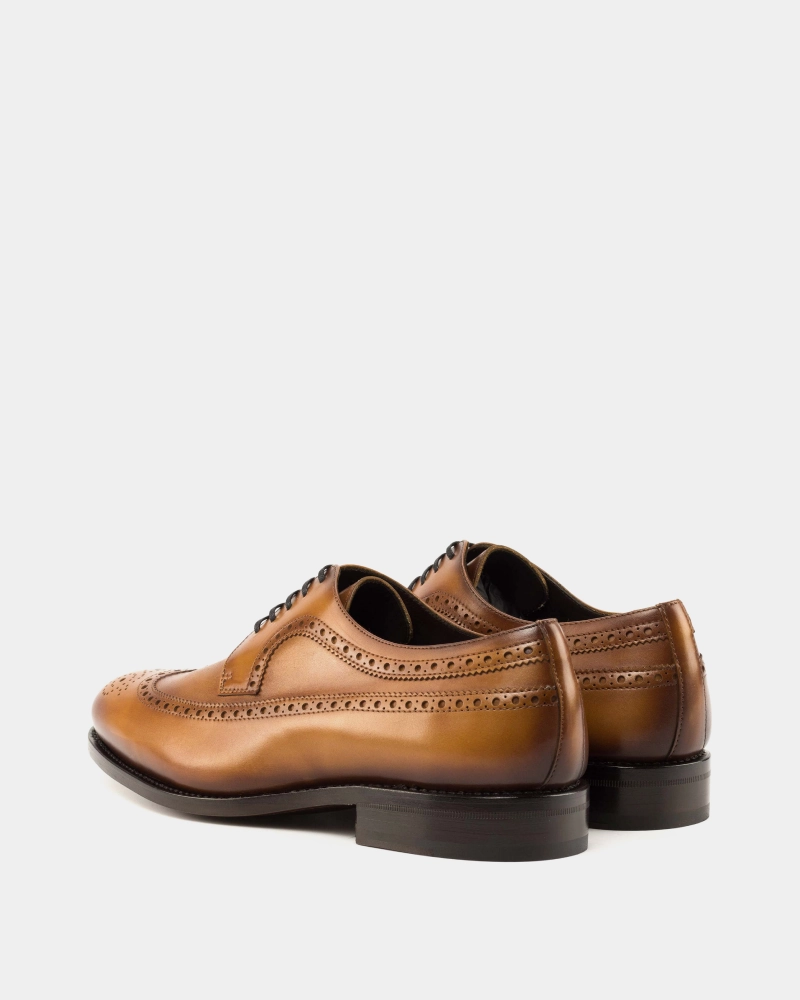 Outlet - Cognac Calf Longwing Blucher Modern Feel Core Fit