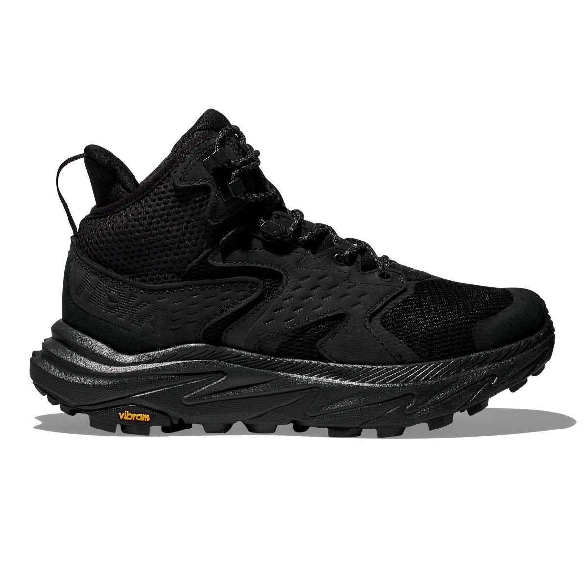 Comfortable Run Hoka One One Men's Anacapa 2 GTX Mid Black Gore-Tex Waterproof