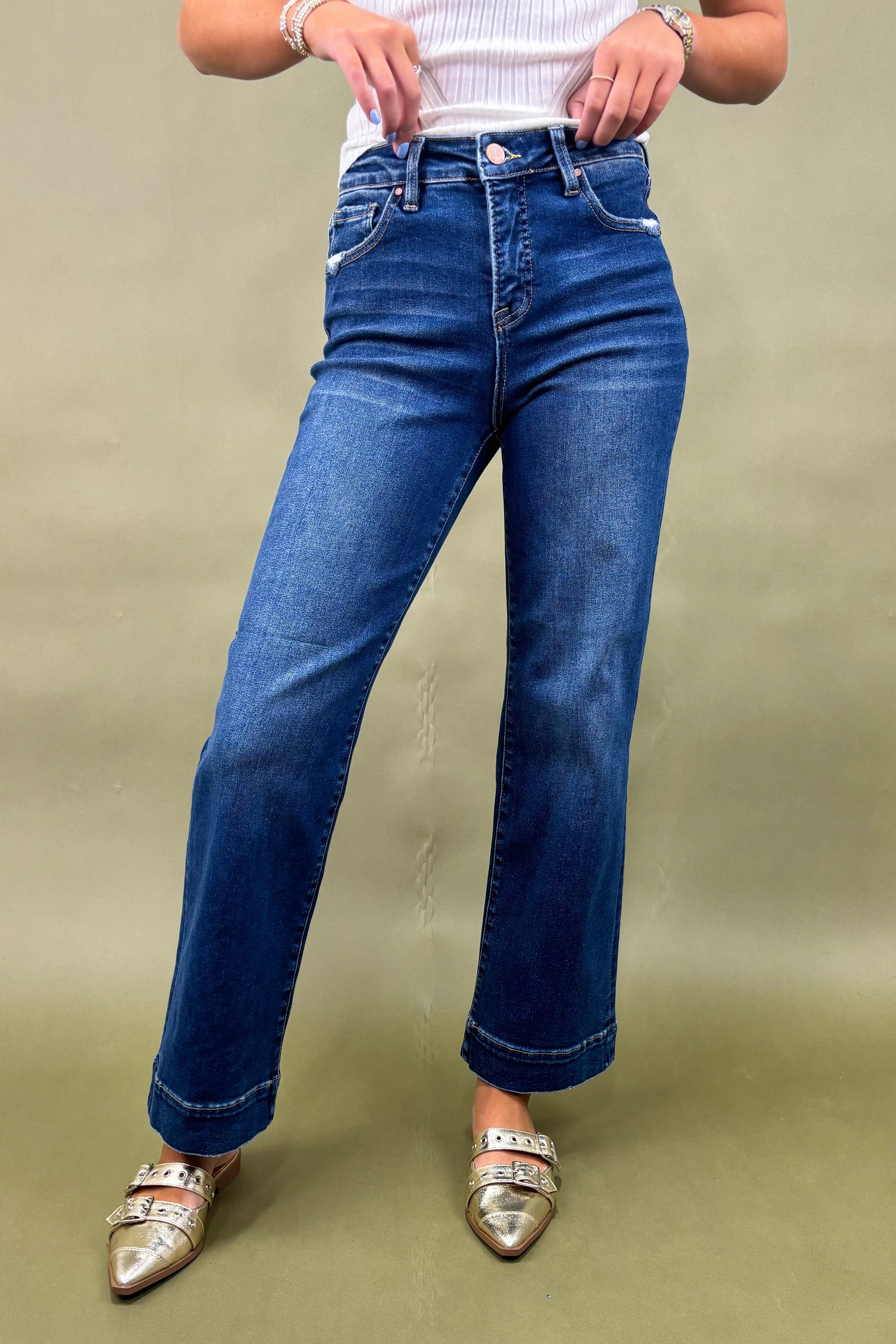 Layer-Friendly Fit Windproof Membrane The Posie Straight Leg Jeans