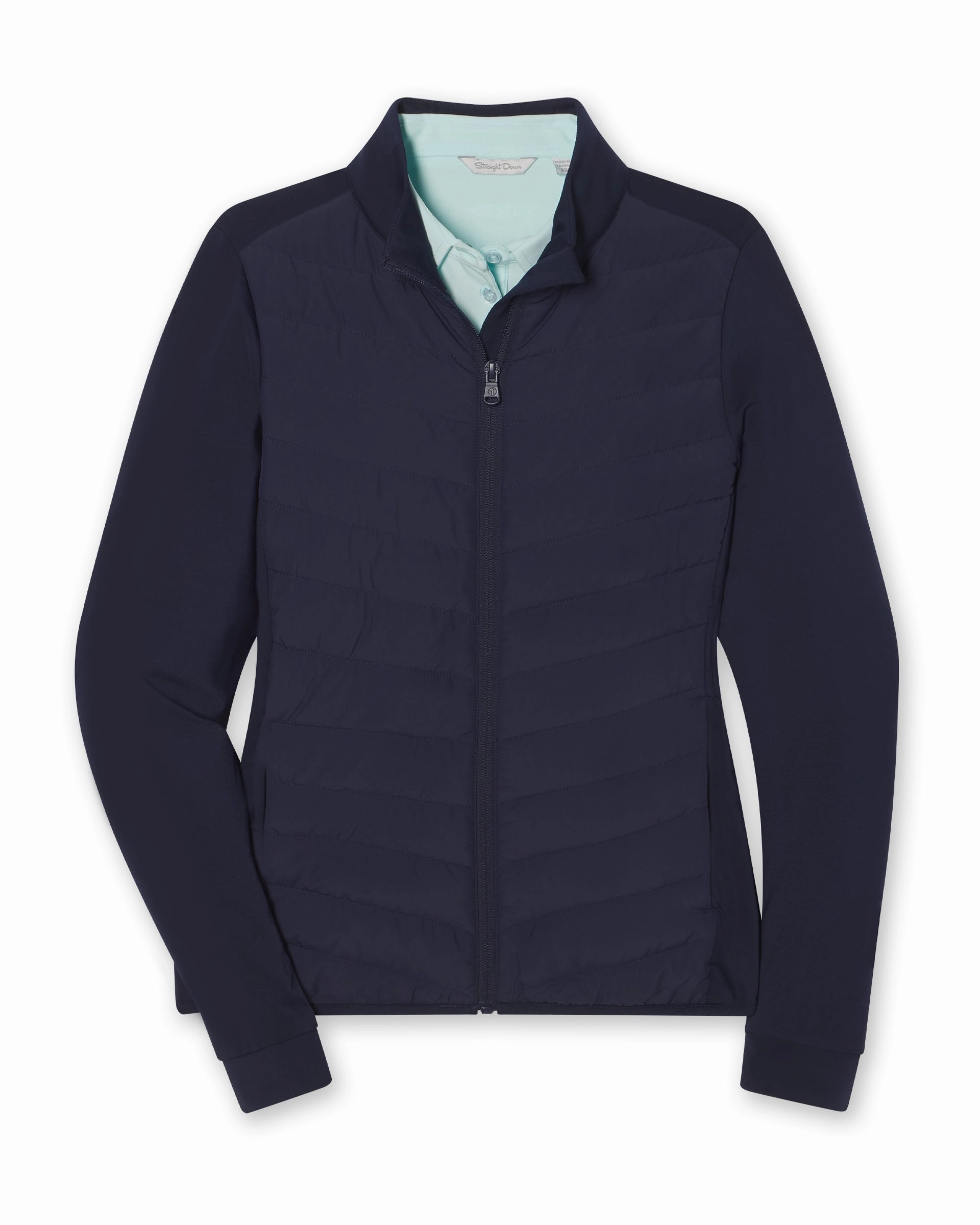 Ida Hybrid Jacket - New Indigo Stretchable Material