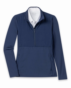 Warm Top Althea Half Zip - New Indigo
