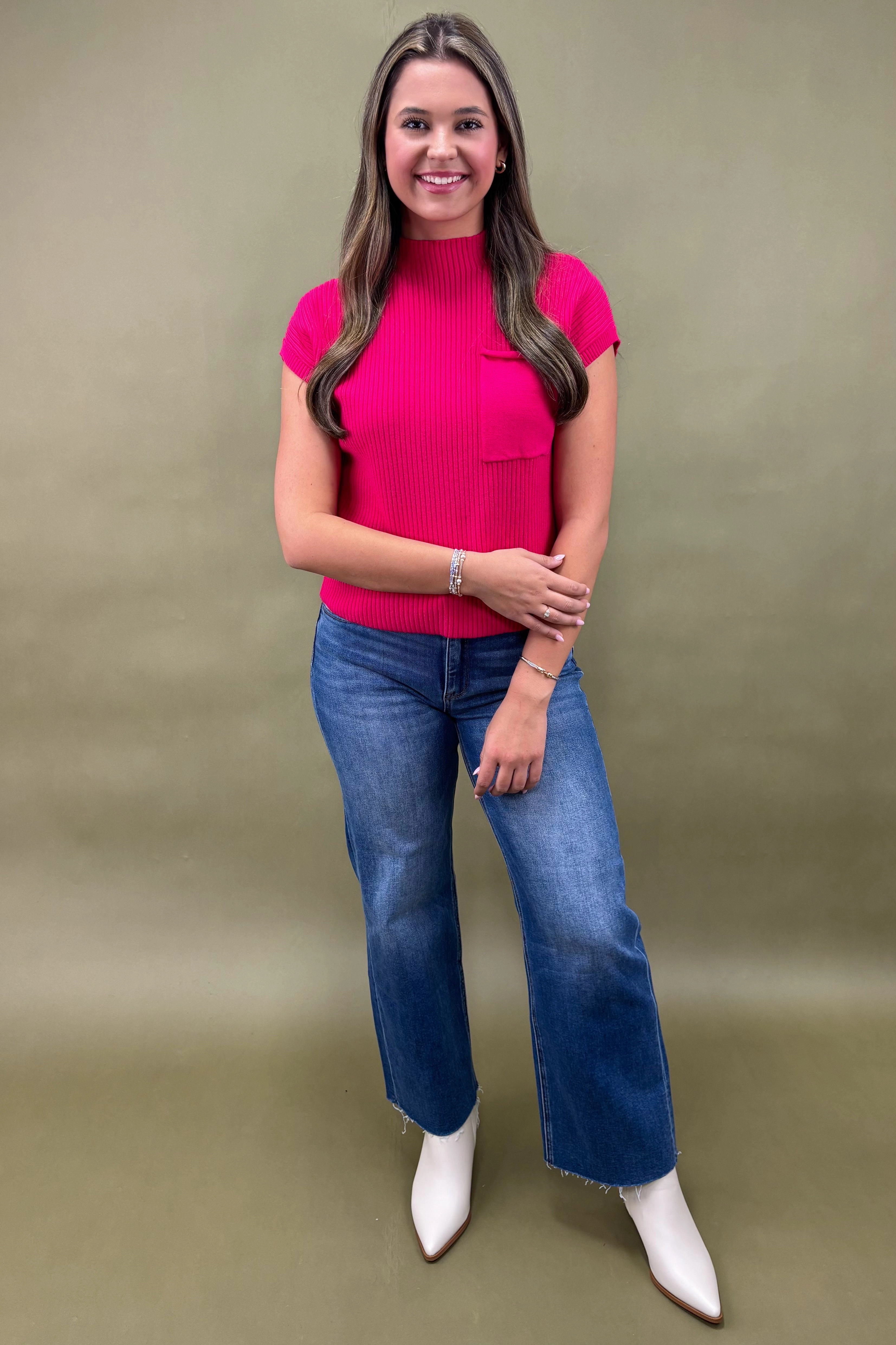 Always Cozy Ribbed Sweater Top *More Colors* SweatGuard Lining NonFadeFinish