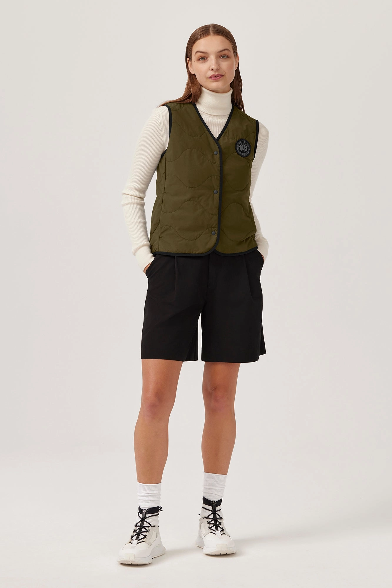 Annex Liner Vest Black Label Light Reflective Logos