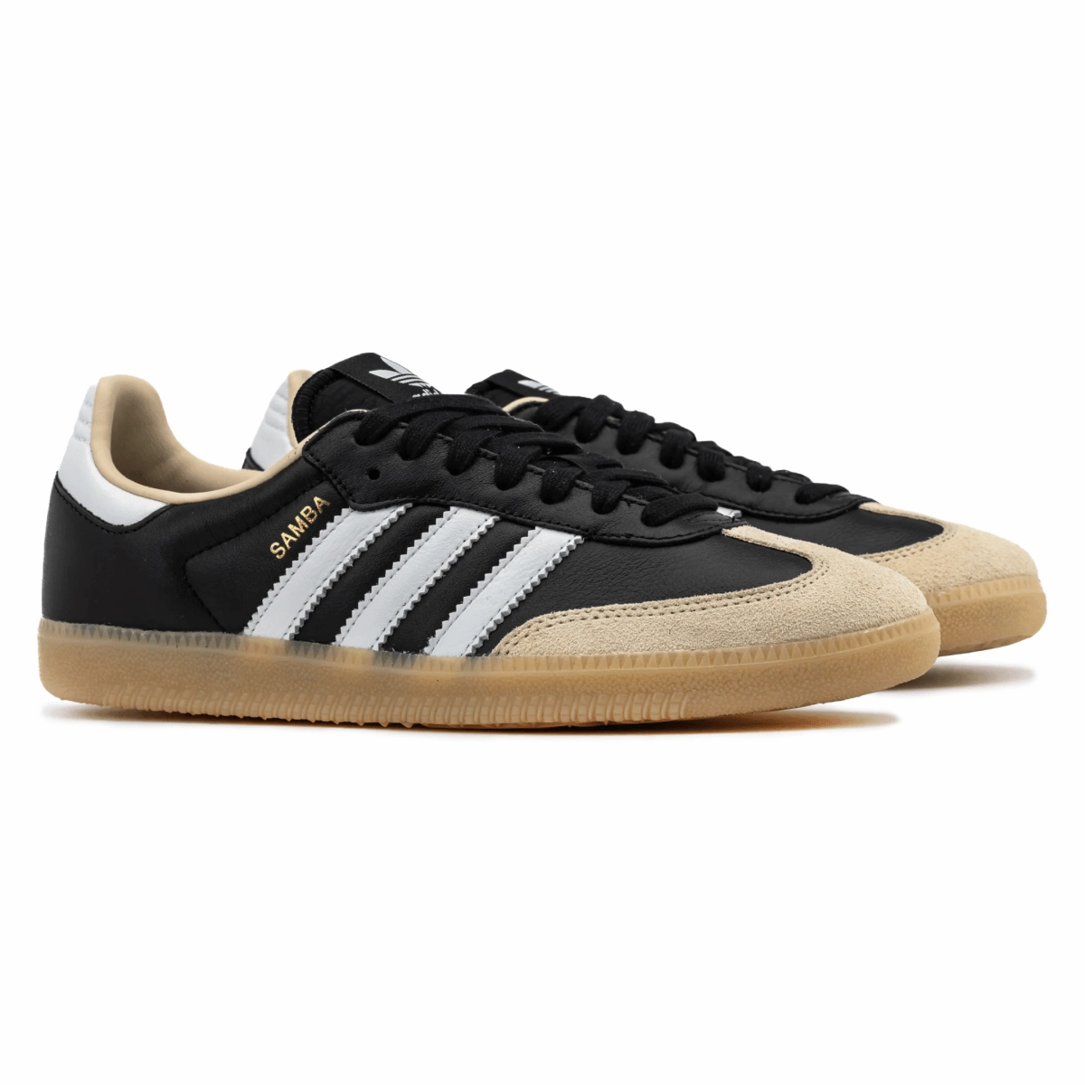 Adidas Men's Samba OG Off White/Core Black/Gum 3 CushionedSole