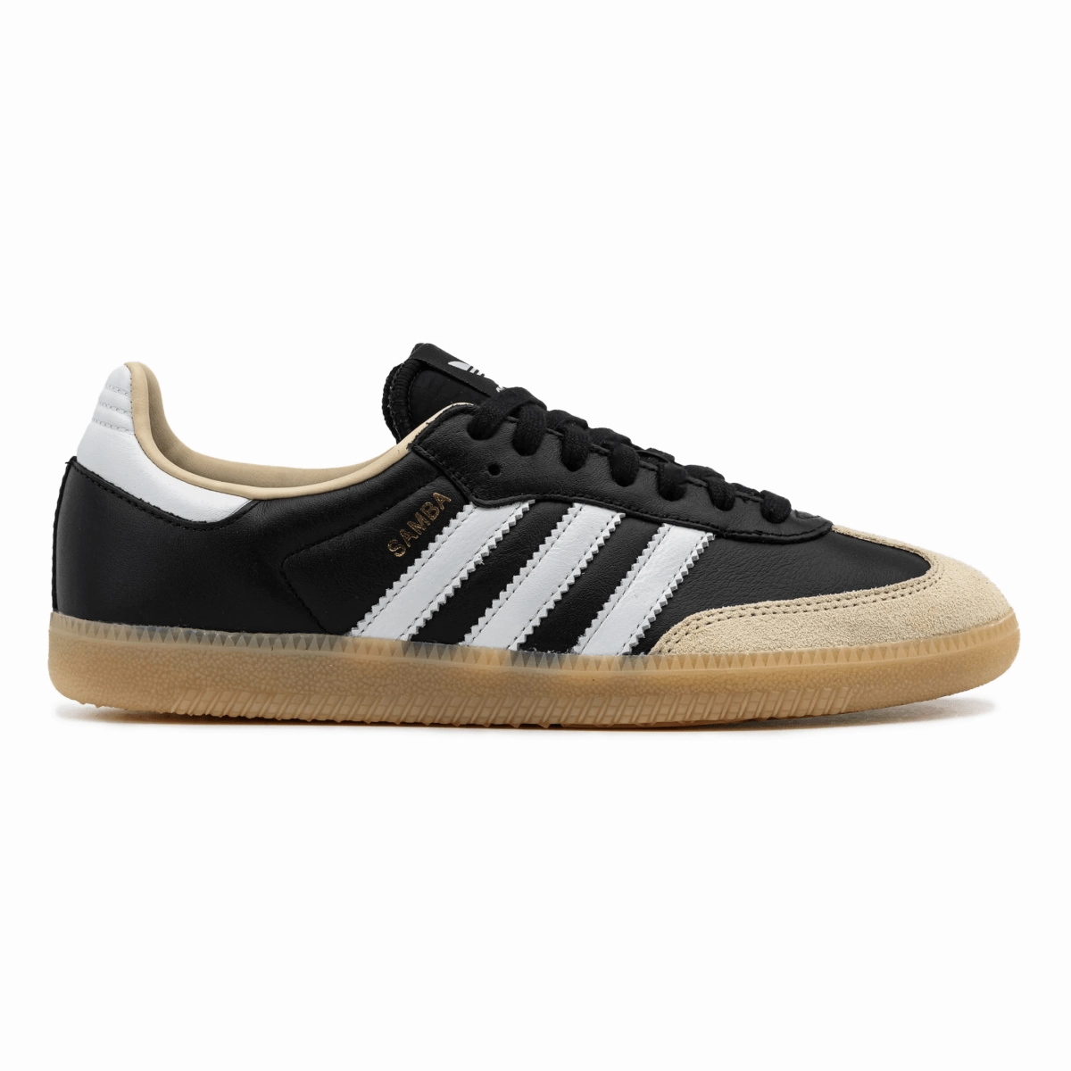 Adidas Men's Samba OG Off White/Core Black/Gum 3 FoamMidsole