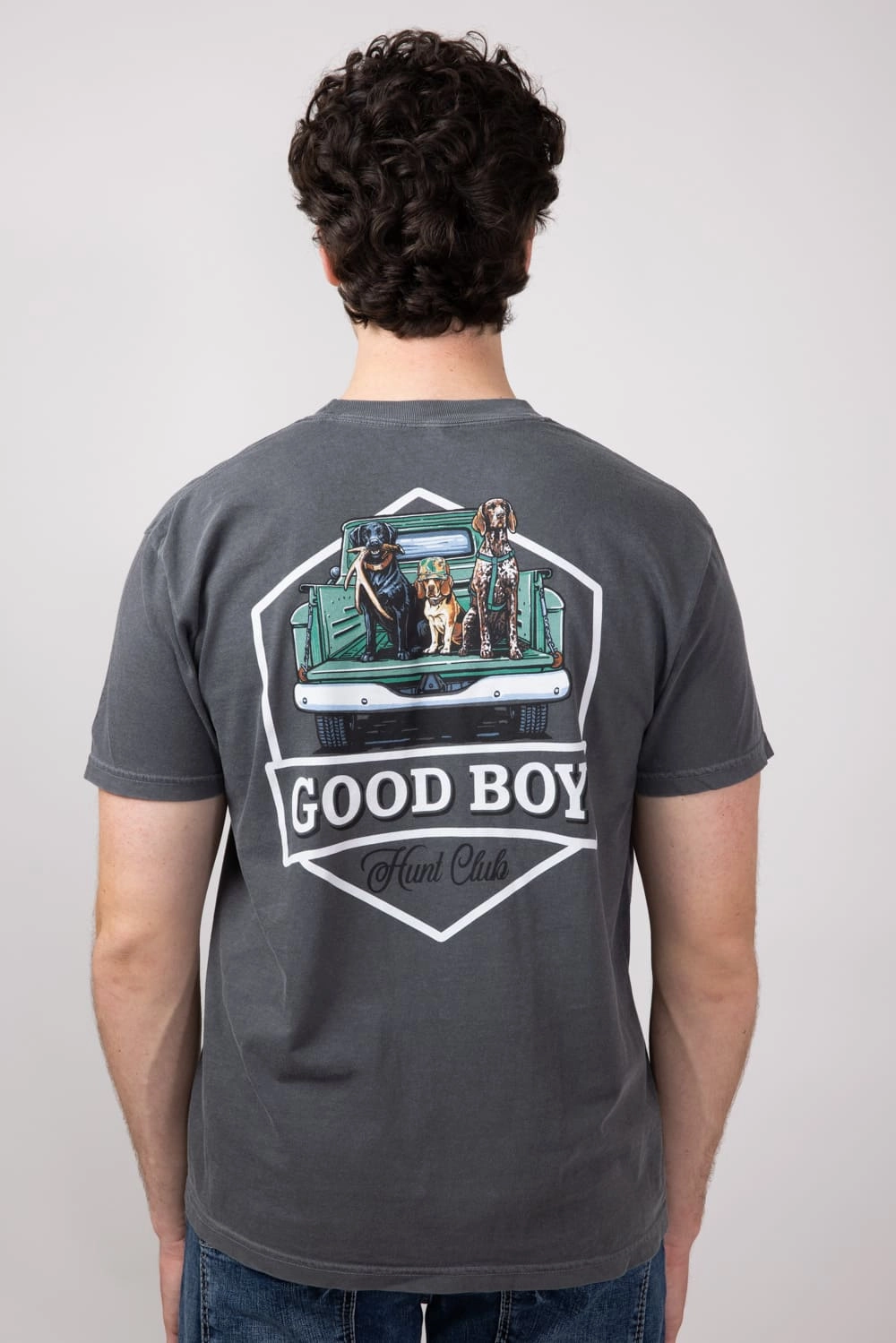 Hunt Club Dog T-Shirt for Men in Pepper | 2207-PEPPER Trendy Top