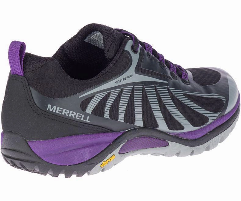 Merrell Women's Siren Edge 3 Waterproof Black Running Friendly Shift Friendly