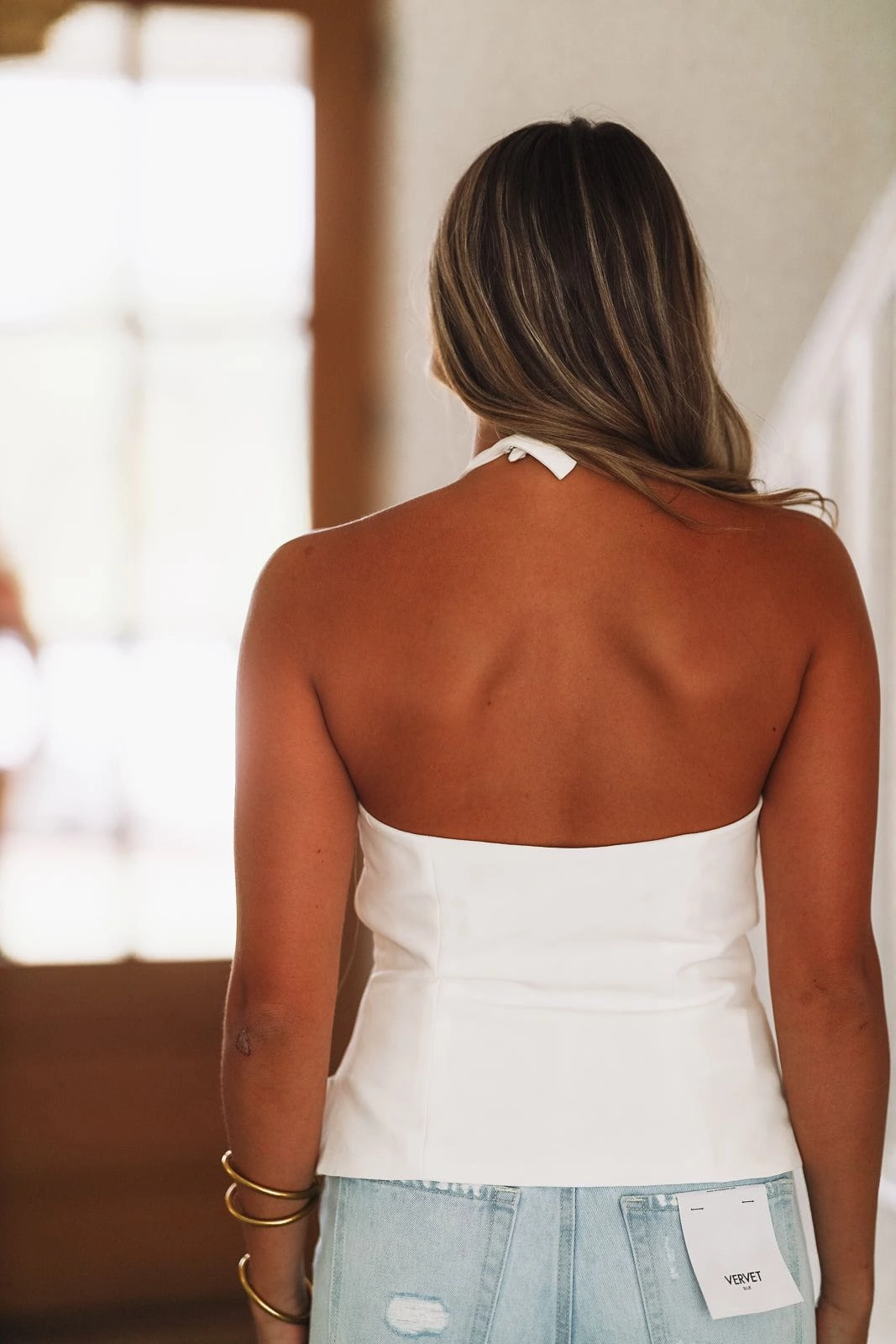 Make a Statement Top - White Bonded Seam Tape