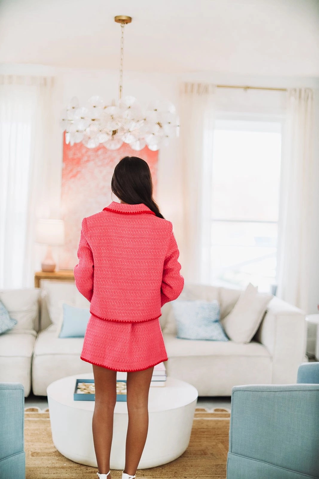 Breathable Tank EthicallySourced Out in the City Crop Jacket Fuchsia