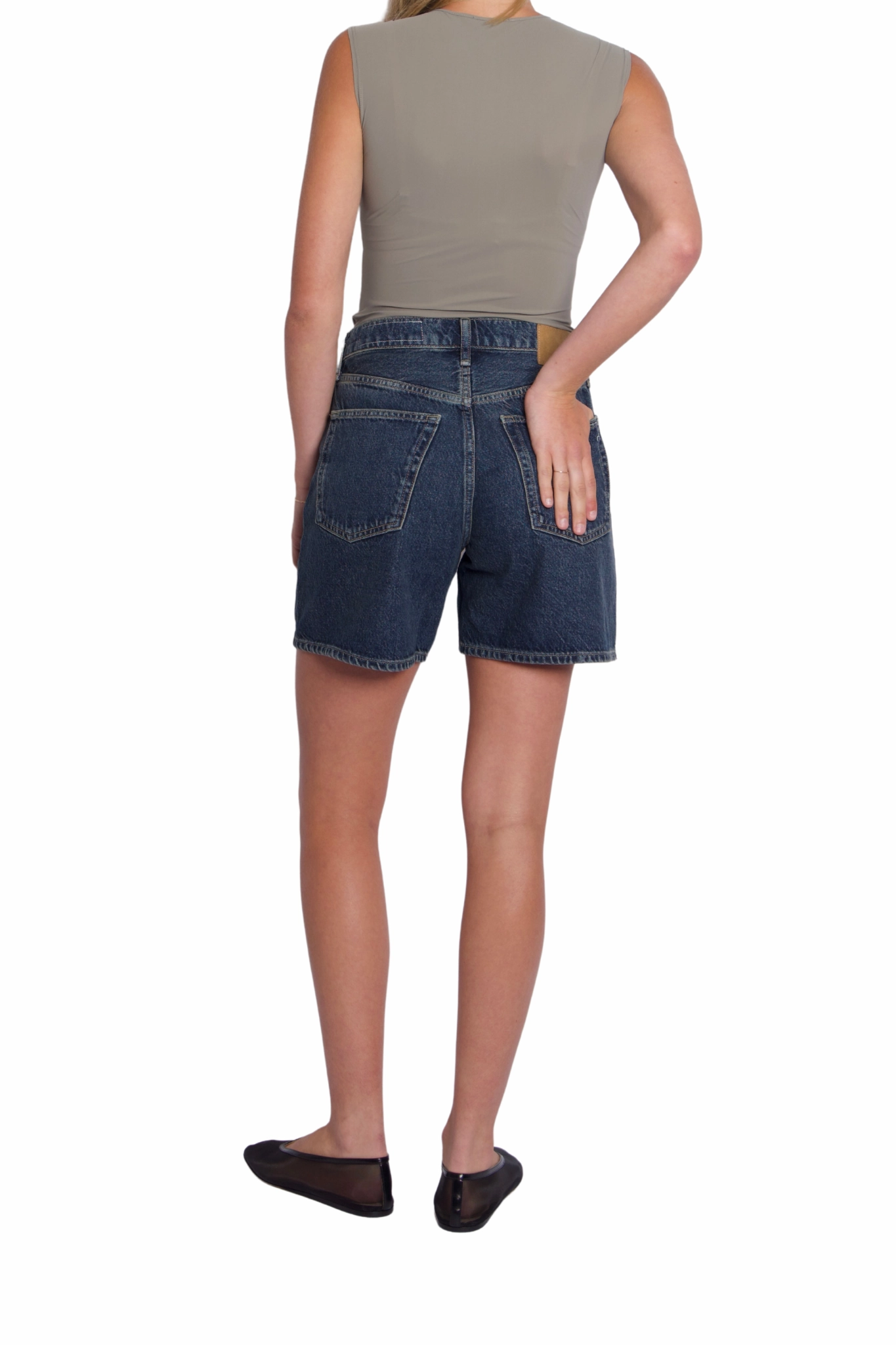 Classic Fit Soft Texture Kaia Shorts in Adeline