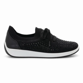 Fashion-forward materials Shock absorption Ara Women's Lisbon Lace Black