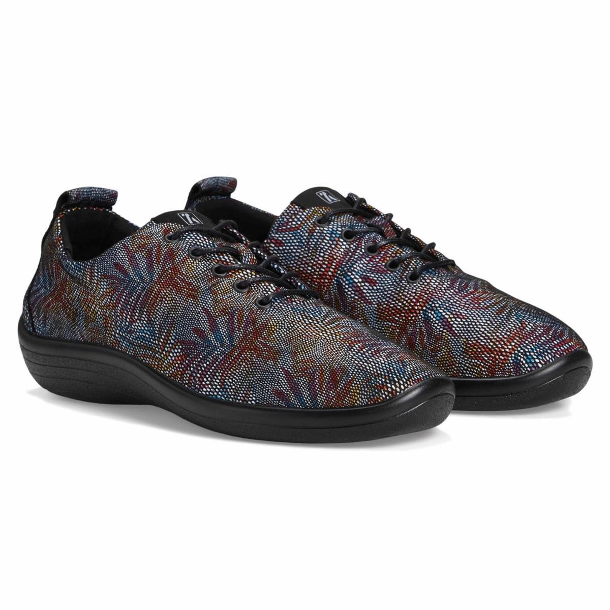 Neutral Support Frame Arcopedico Women's Lanin Black Palm Multi