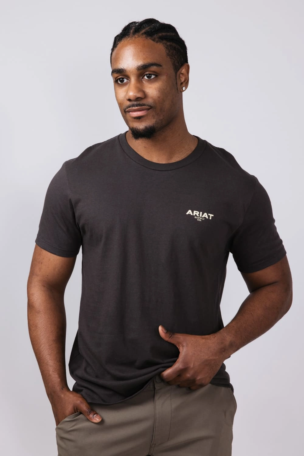 Versatile Style Ariat Explore Circle T-Shirt for Men in Vintage Black | 10058899-VINTAGEBLACK