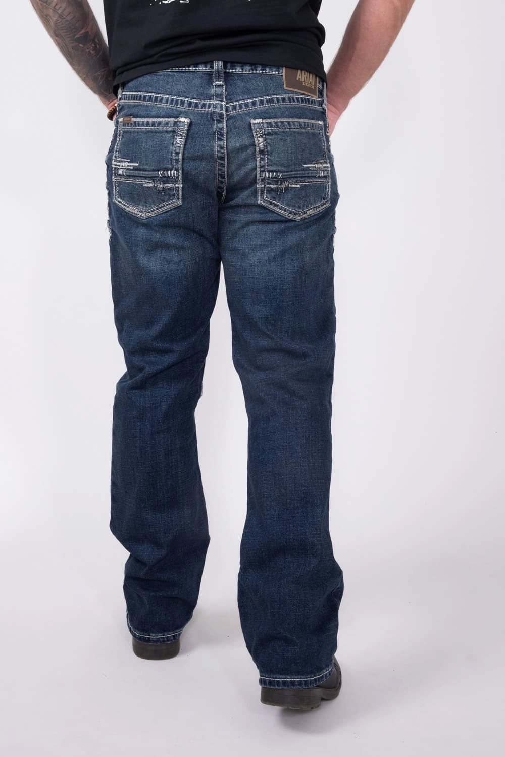 Cool Essential Ariat Relaxed Bootcut Jeans for Men | 10021767-TURNOUT