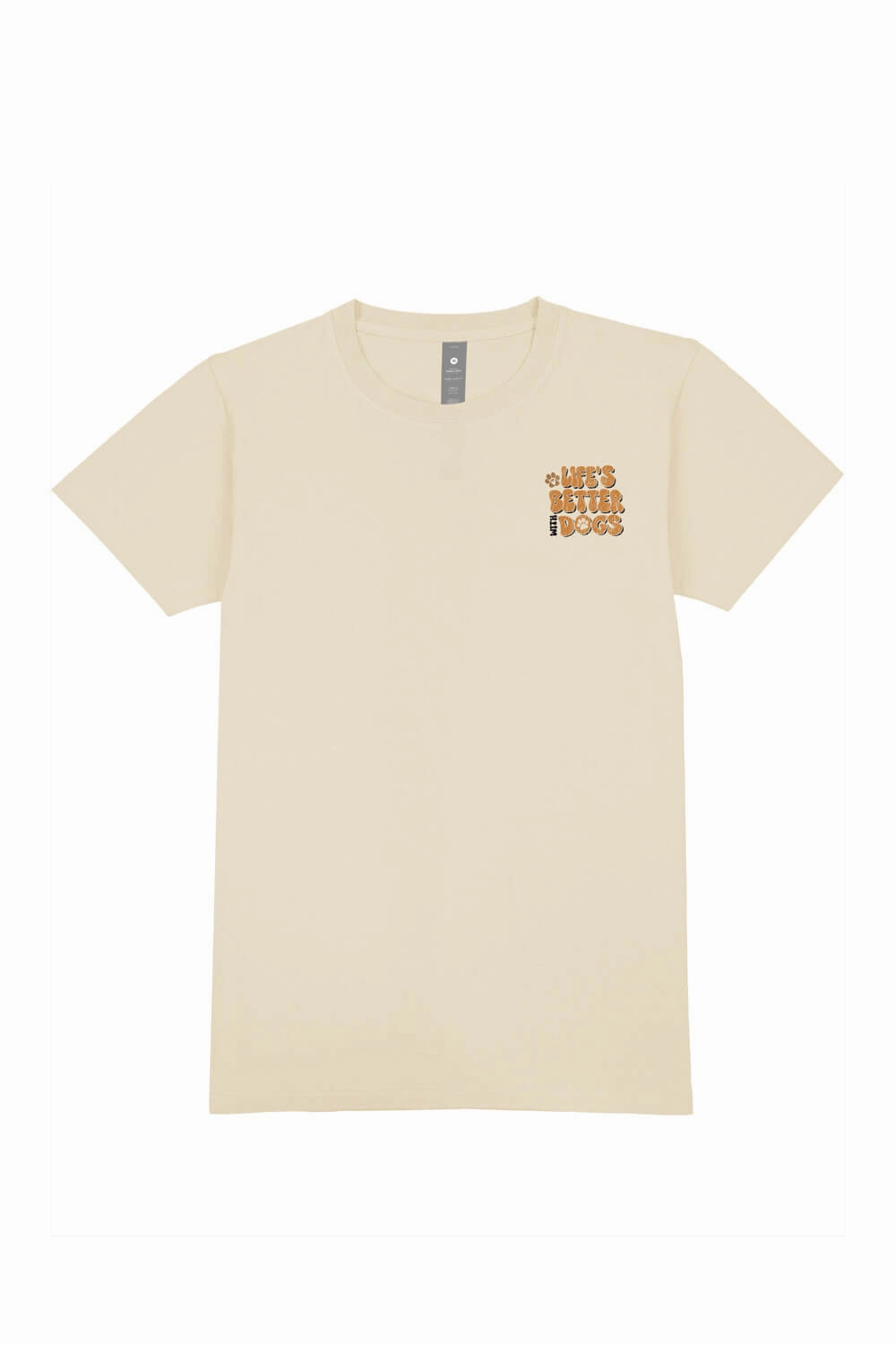 Simply Southern Life??s Better With Dogs T-Shirt for Women in Linen | SS-BETTERDOGS-LINEN QuickDryTechnology