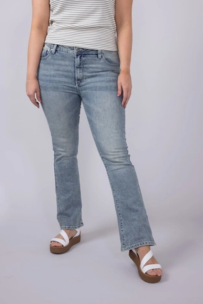 Vibrant Design Axel Jeans Jolene Slim Bootcut Flare Jeans for Women | AXWB0001