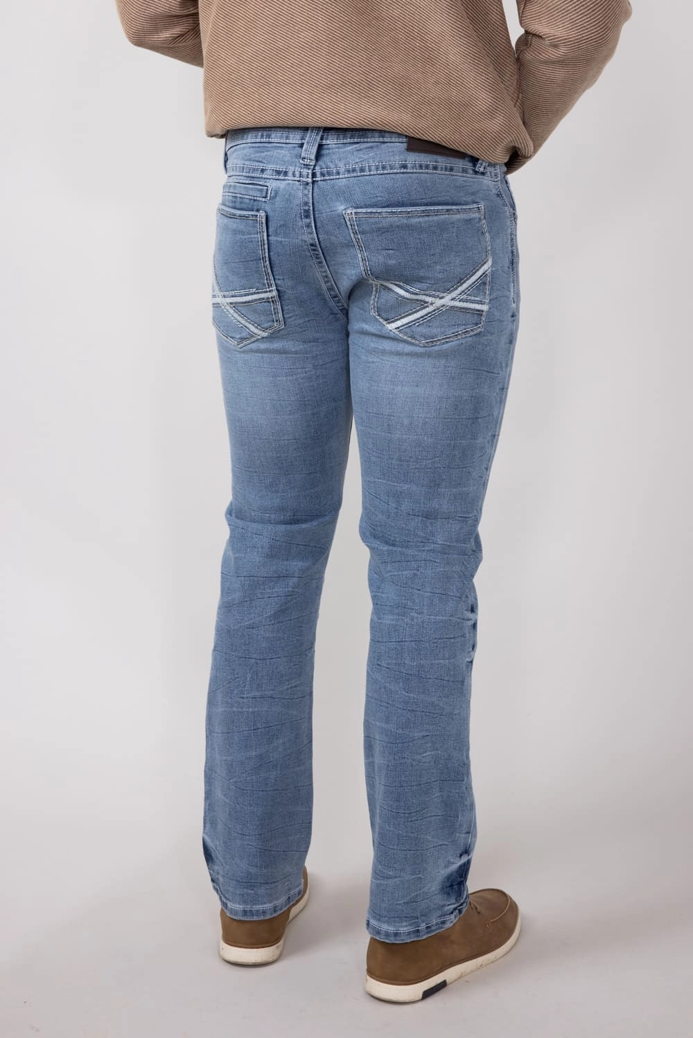 Lifestyle Choice Axel Jeans Owen Cave Bootcut Athletic Jeans for Men | AXMB0084-OWEN