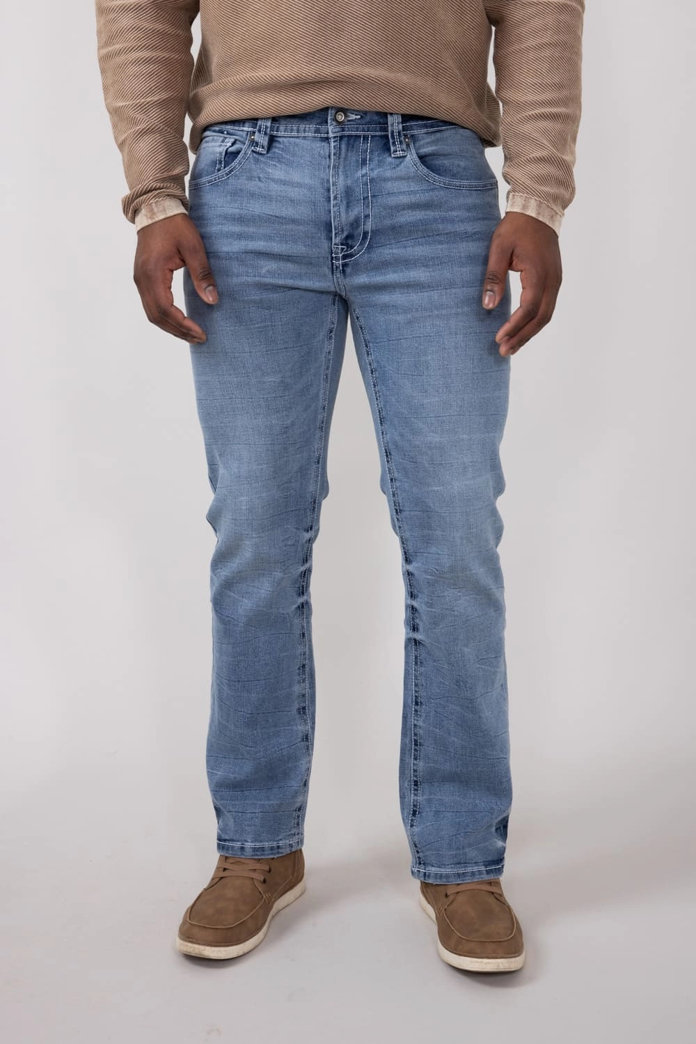 Axel Jeans Owen Cave Bootcut Athletic Jeans for Men | AXMB0084-OWEN Modern Design Quick Wash