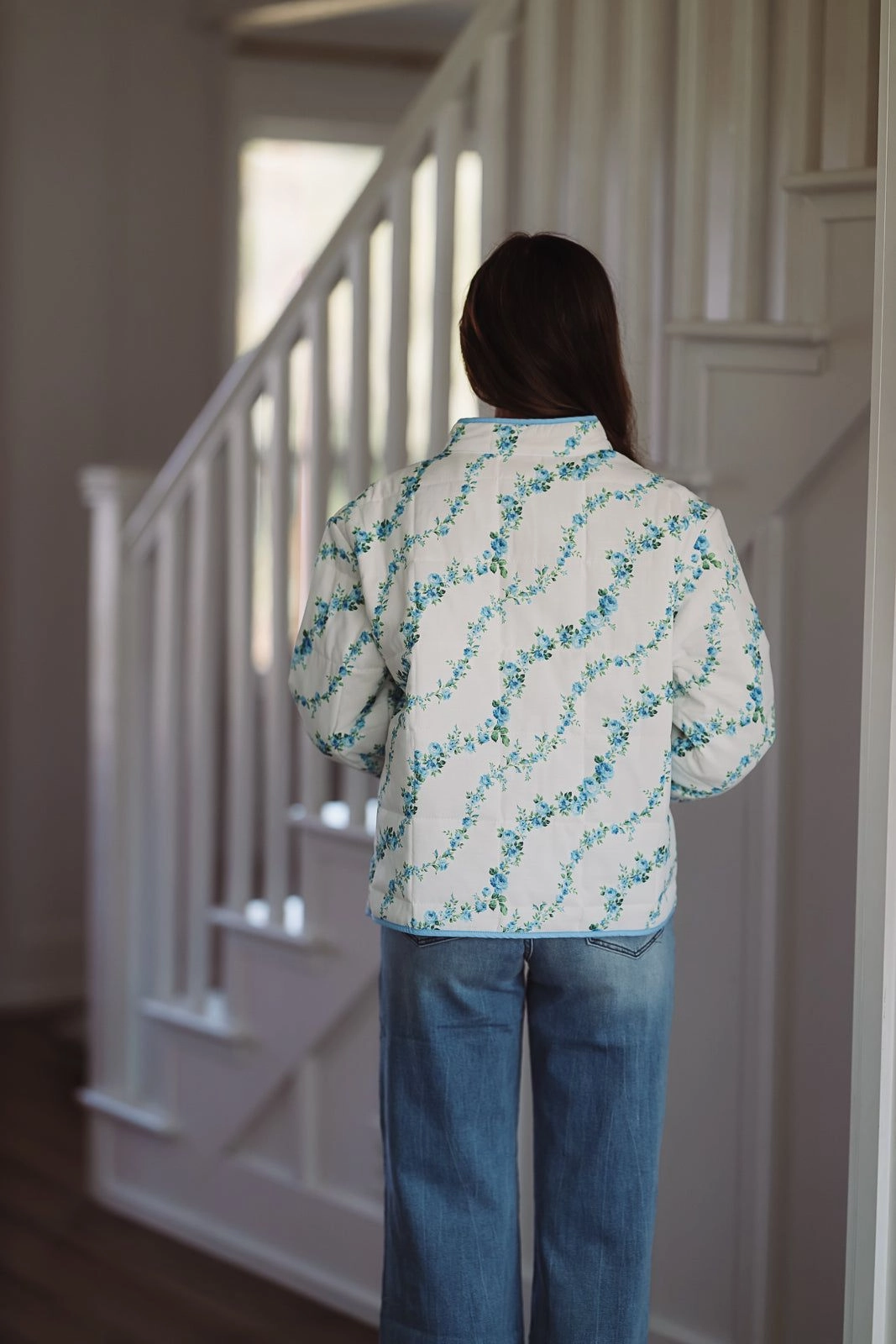 FlexFoamInserts Always Loved Quilted Jacket - Blue