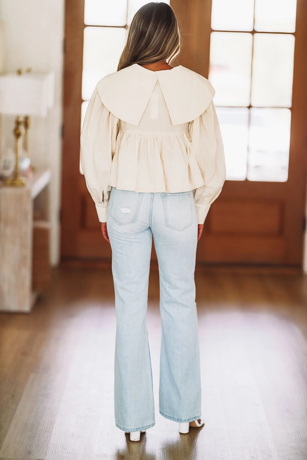 Chic Cardigan Lightweight Weave Being Boho Top - Cream