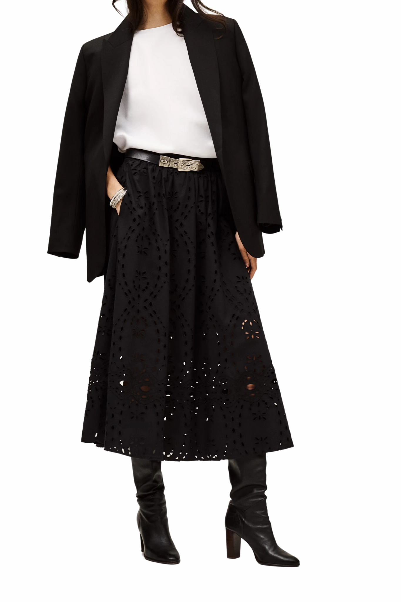 Cool Details Bela Skirt in Noir