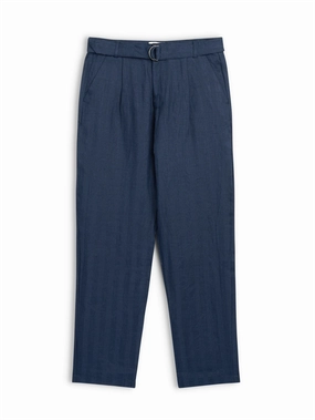 Sport Friendly Belted Trousers Arnold Navy