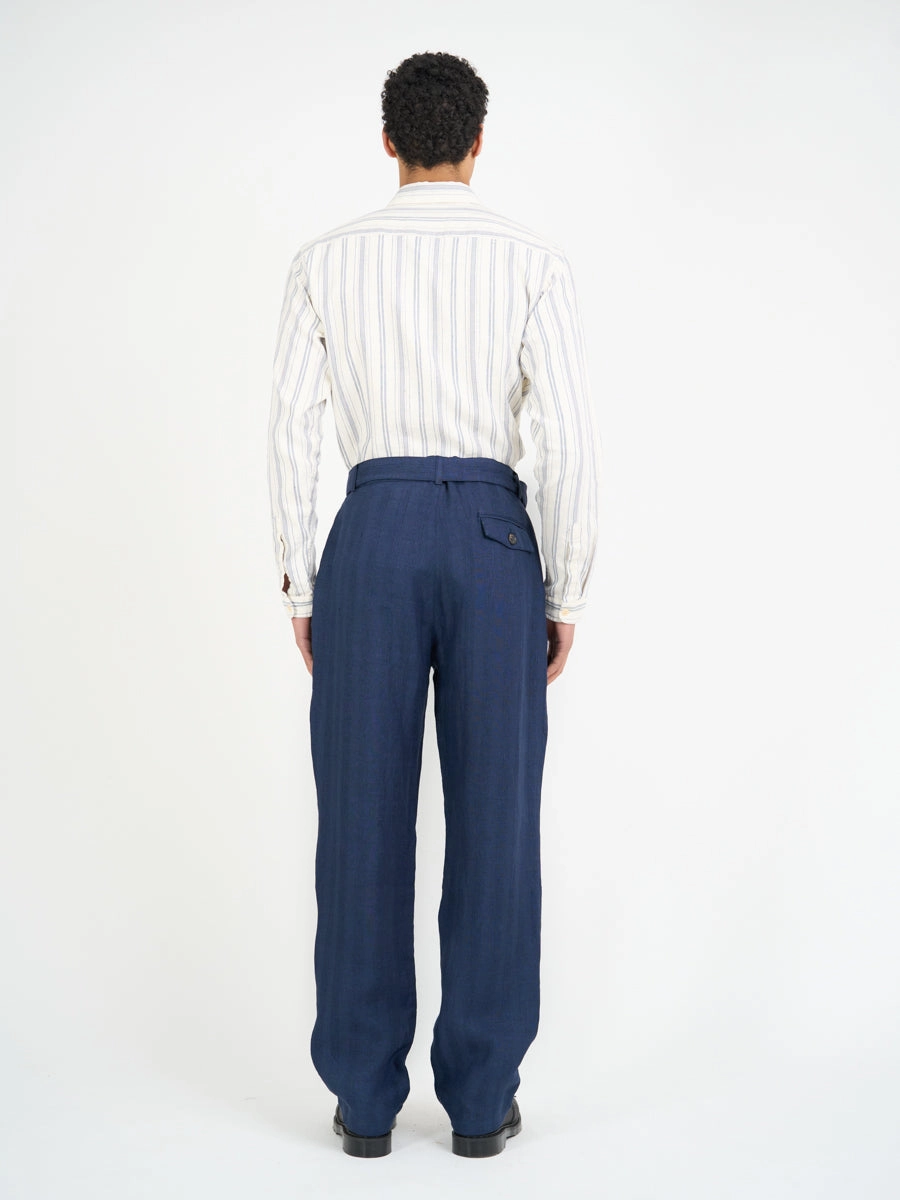 Body Ready Performance Layer Belted Trousers Arnold Navy
